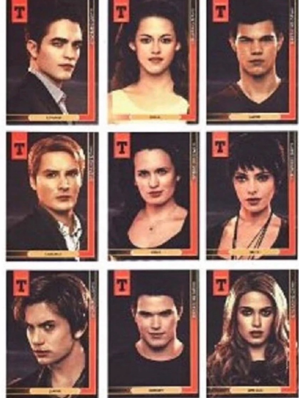 Twilight saga trading card